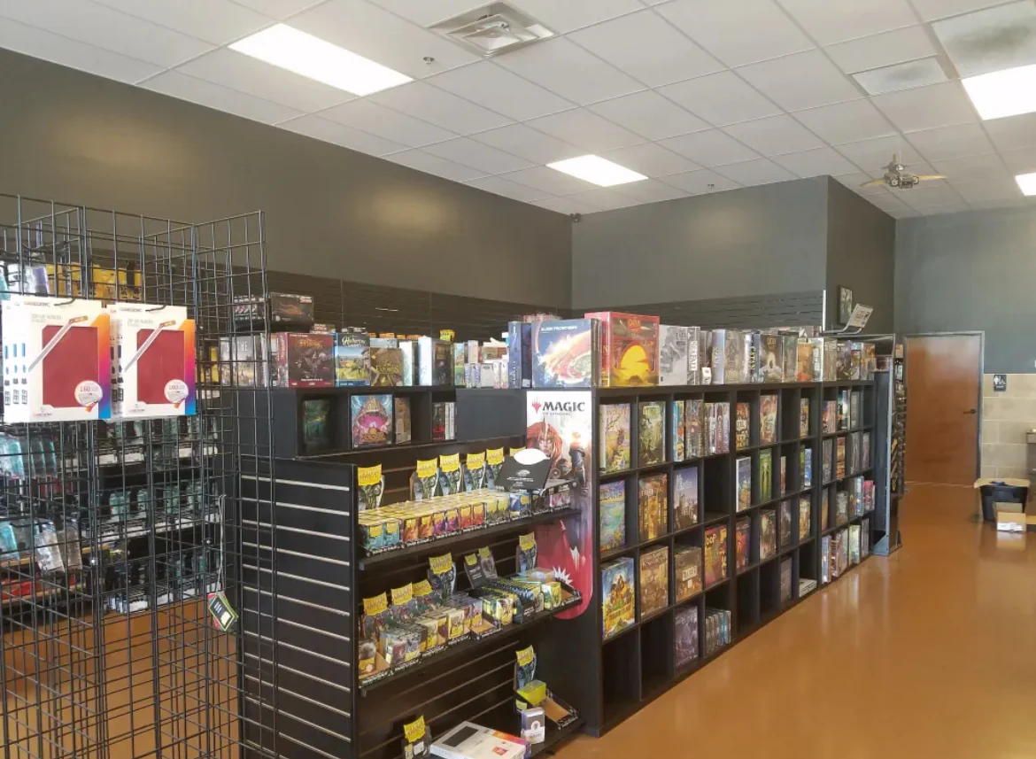 Board games and card games at New World Gaming